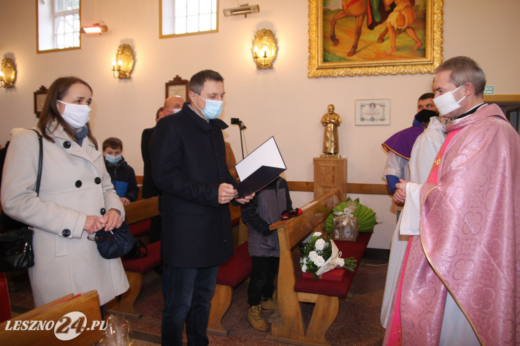 Parafianie pożegnali proboszcza