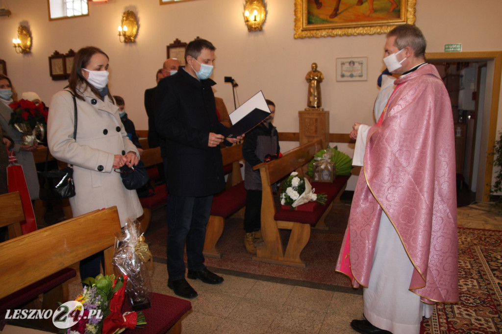 Parafianie pożegnali proboszcza