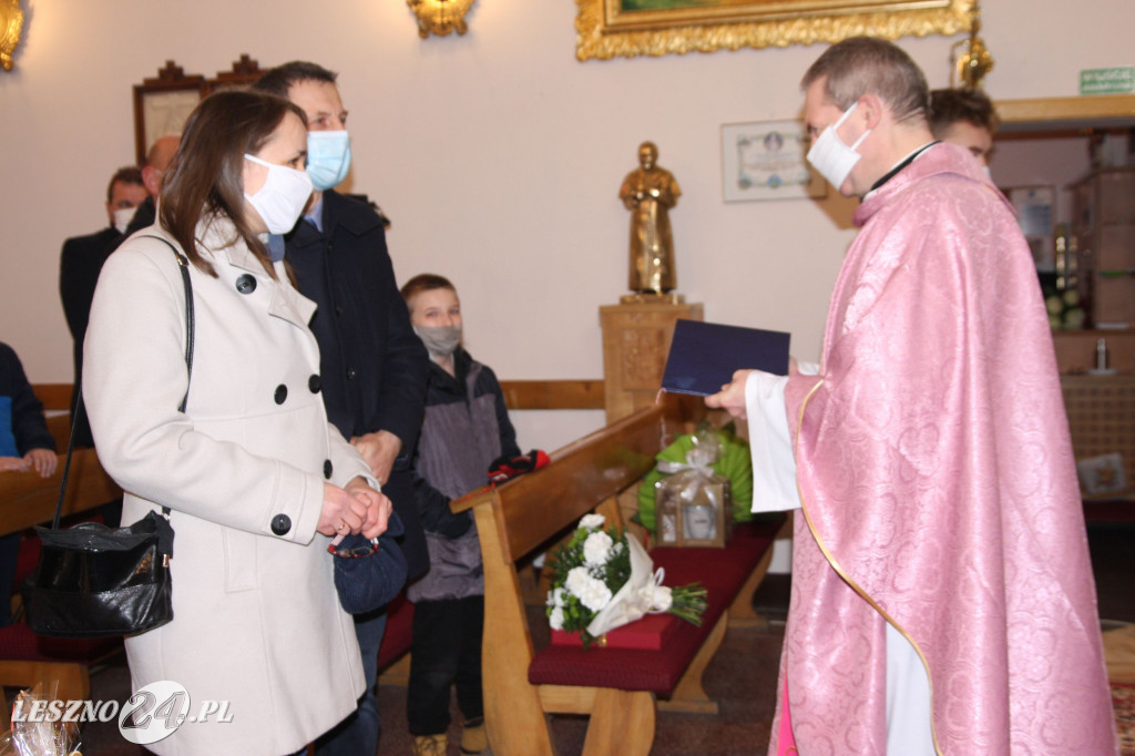 Parafianie pożegnali proboszcza