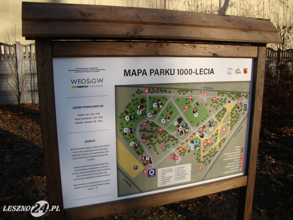 Nowe atrakcje w parku 100-lecia w Lesznie