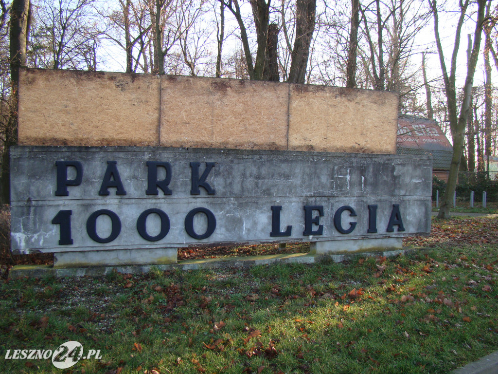 Nowe atrakcje w parku 100-lecia w Lesznie