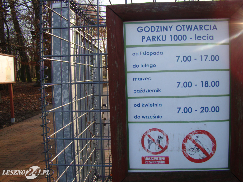 Nowe atrakcje w parku 100-lecia w Lesznie
