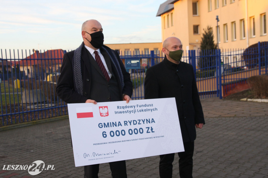 Czek przekazany, inwestycje obejrzane