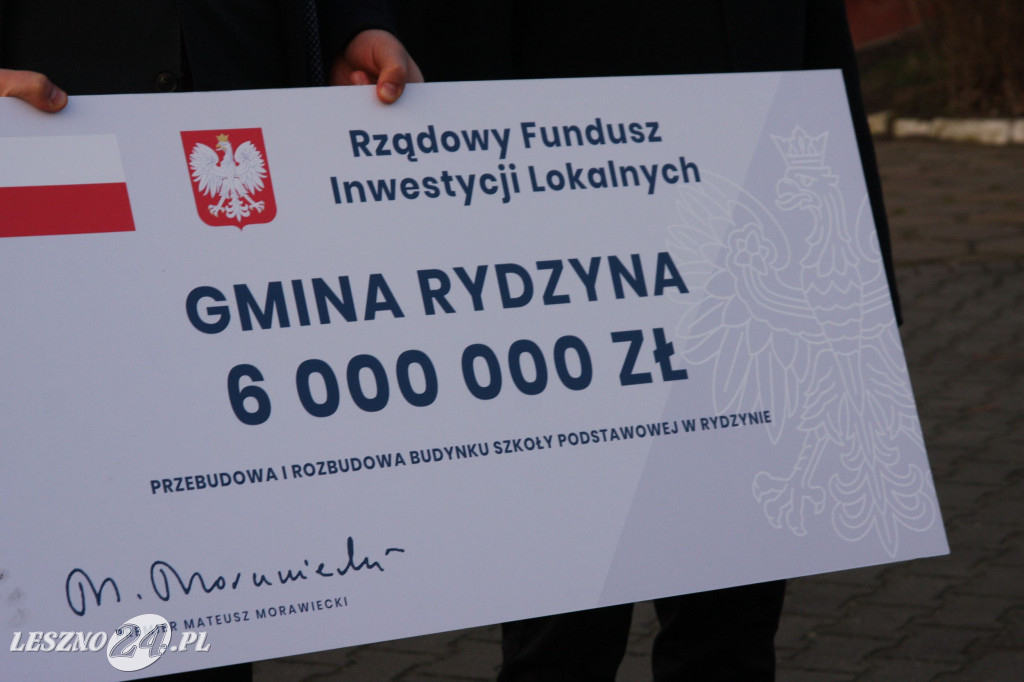 Czek przekazany, inwestycje obejrzane