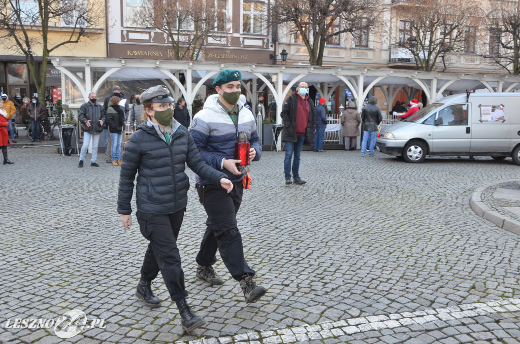 Wigilia na leszczyńskim rynku