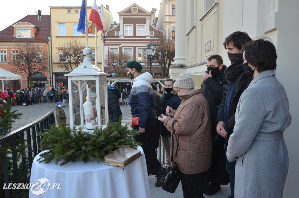 Wigilia na leszczyńskim rynku