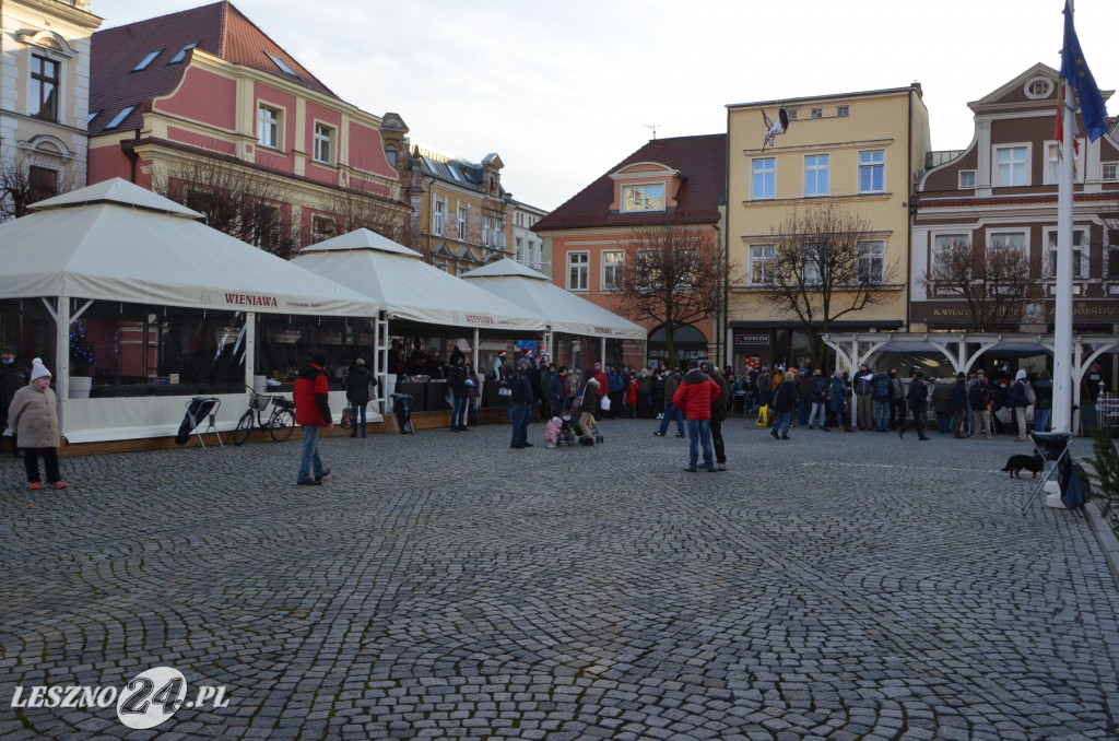 Wigilia na leszczyńskim rynku