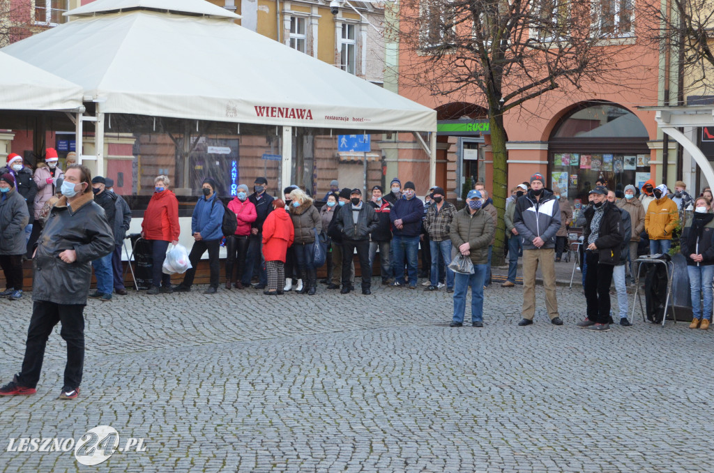 Wigilia na leszczyńskim rynku