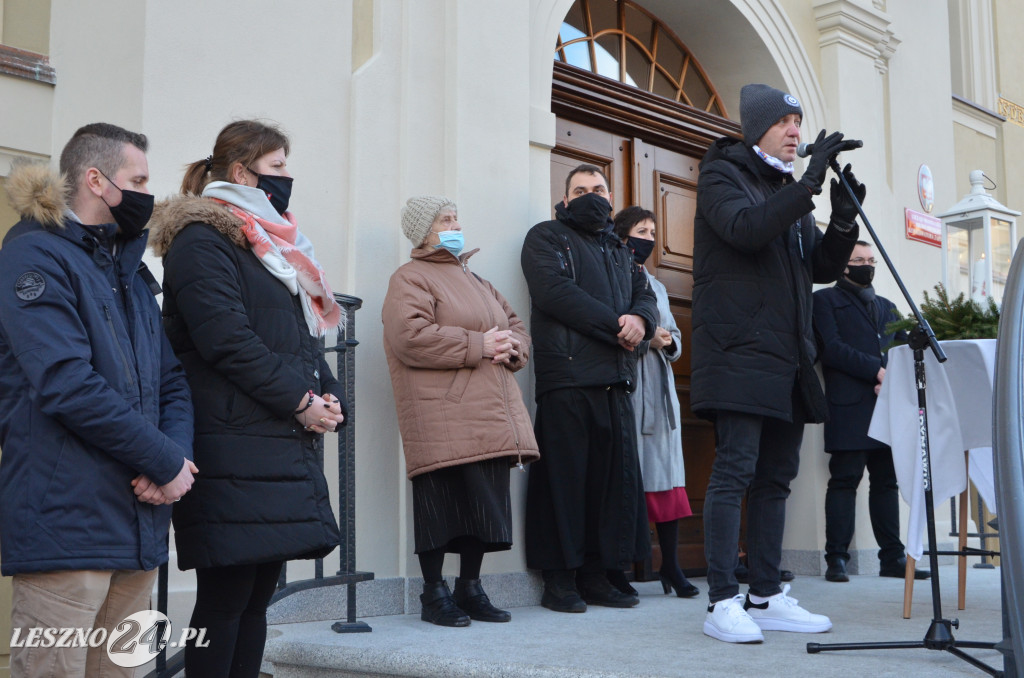 Wigilia na leszczyńskim rynku