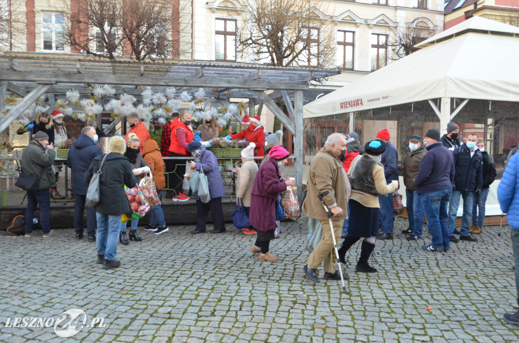 Wigilia na leszczyńskim rynku