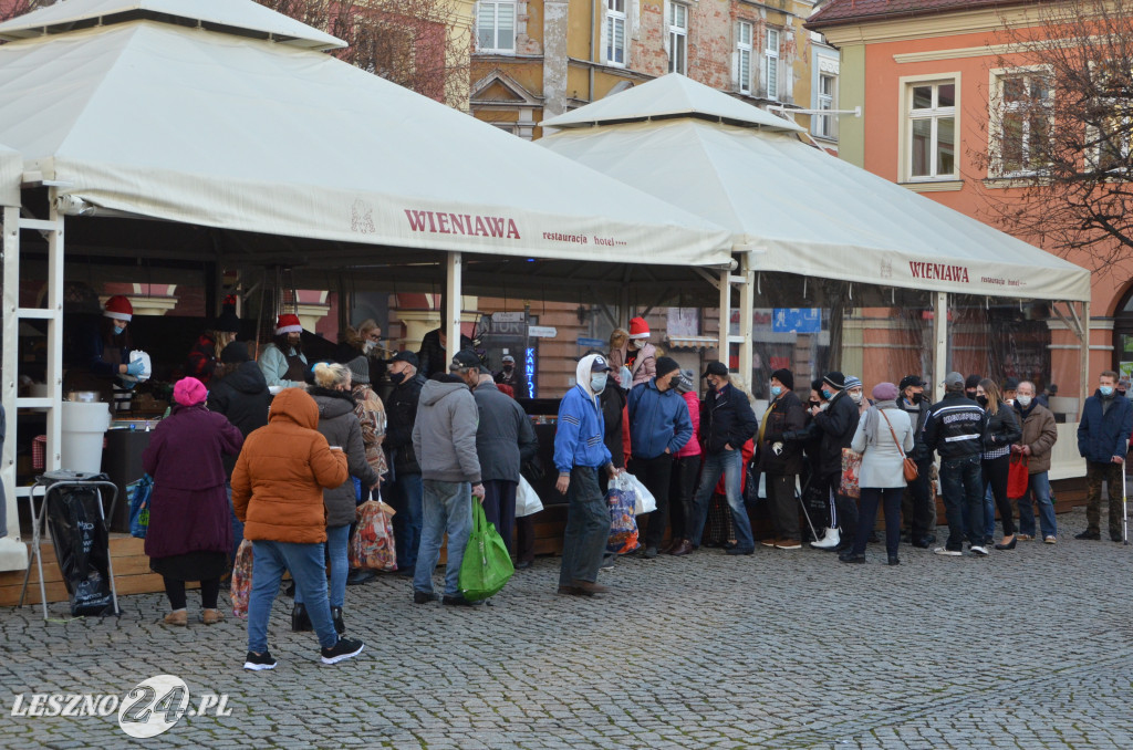 Wigilia na leszczyńskim rynku