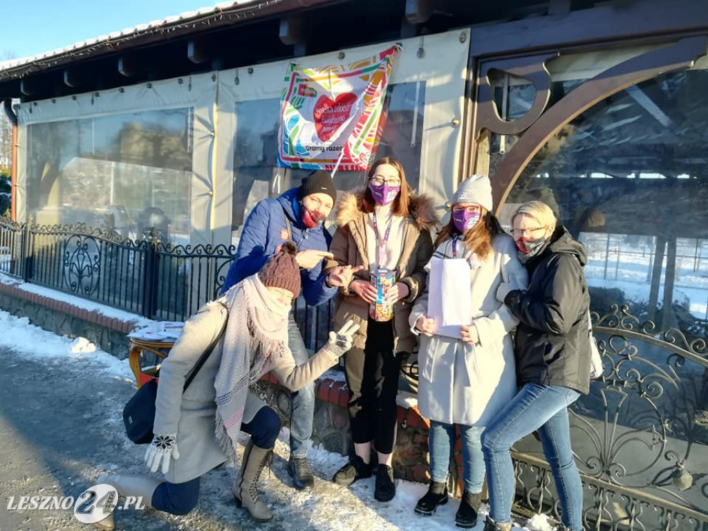 Wolontariusze WOŚP 2021 w Lesznie i powiecie