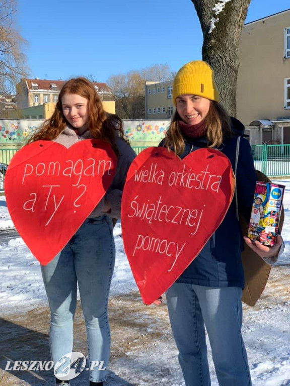 Wolontariusze WOŚP 2021 w Lesznie i powiecie