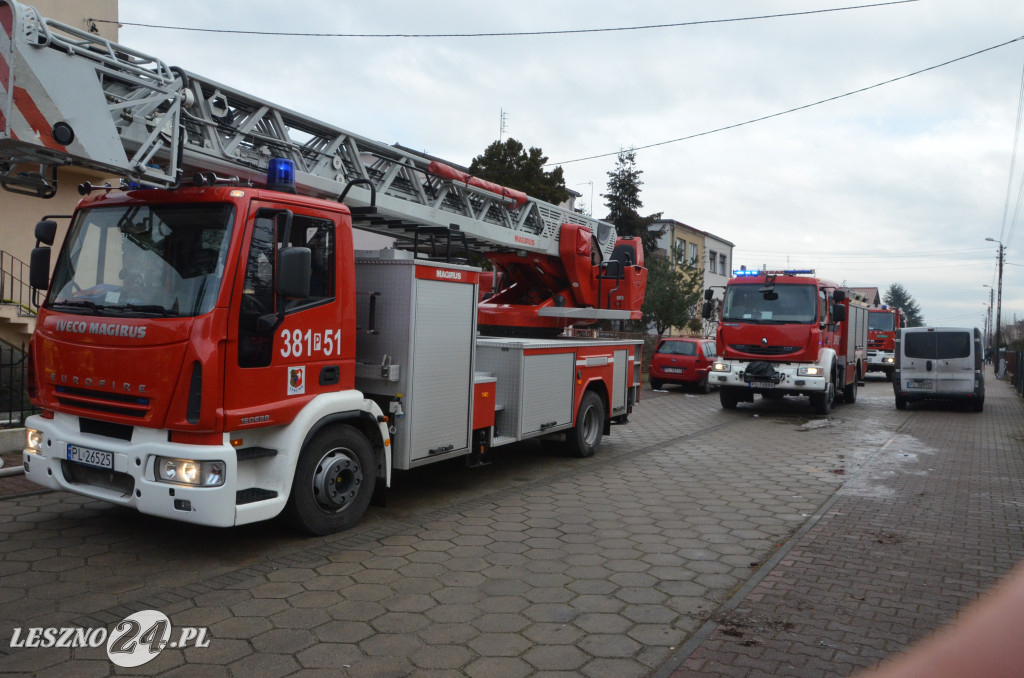 Pożar przy ul. Szymanowskiego