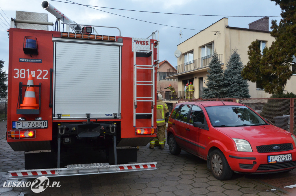 Pożar przy ul. Szymanowskiego