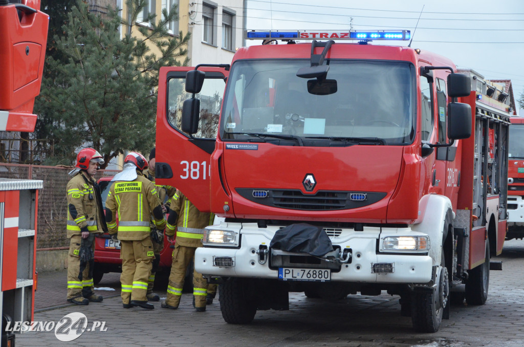 Pożar przy ul. Szymanowskiego