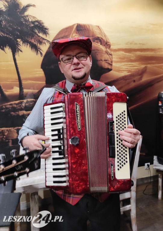 Leszczyńska Kapela Podwórkowa na próbie