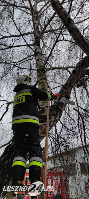 OSP Leszno Gronowo pomaga stowarzyszeniu