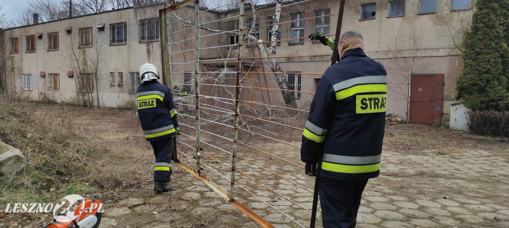 OSP Leszno Gronowo pomaga stowarzyszeniu