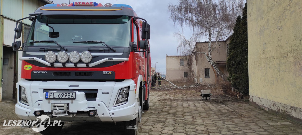 OSP Leszno Gronowo pomaga stowarzyszeniu