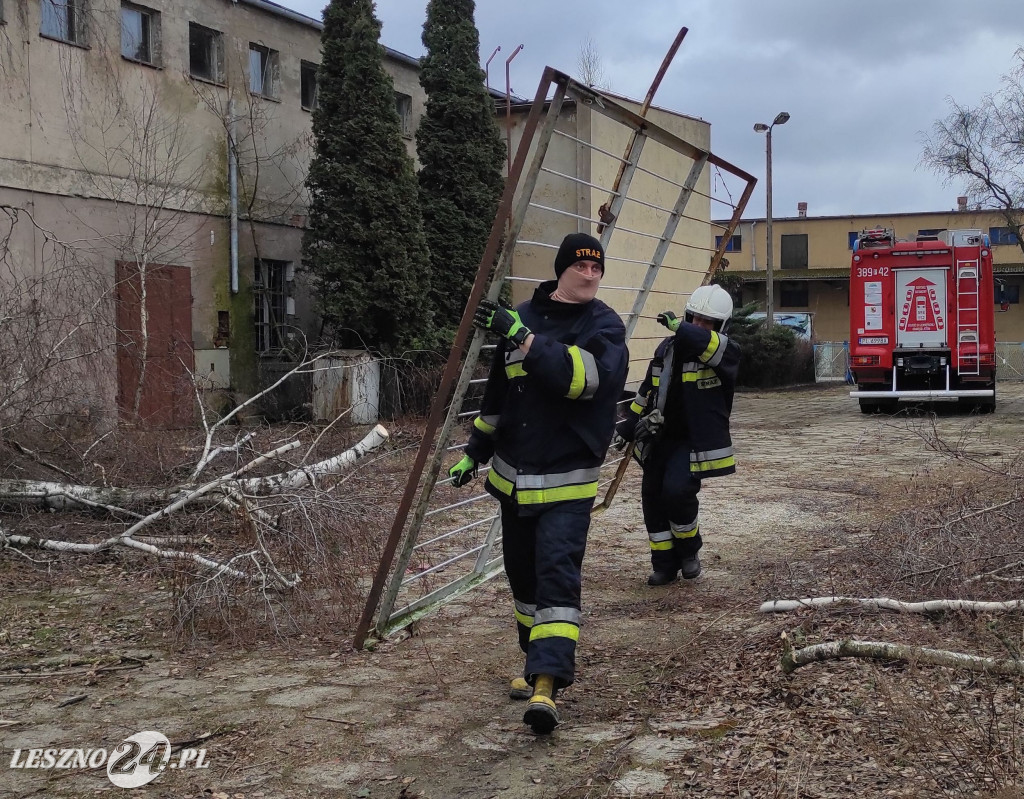 OSP Leszno Gronowo pomaga stowarzyszeniu