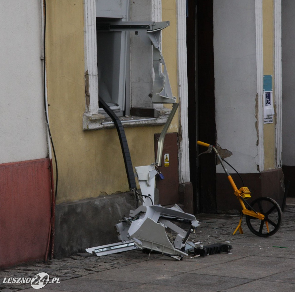 Wysadzono bankomat w Rydzynie