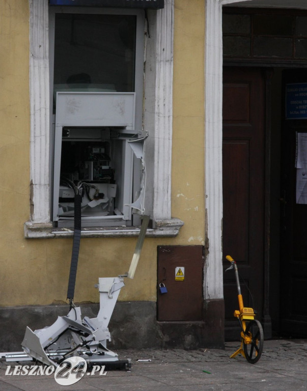 Wysadzono bankomat w Rydzynie