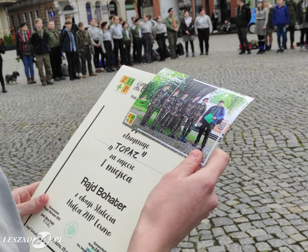 Rajd Bohater z uroczystą zbiórką na Rynku