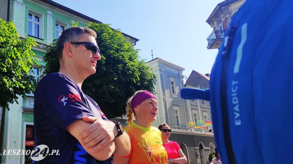 W biegu poznawali historię Leszna
