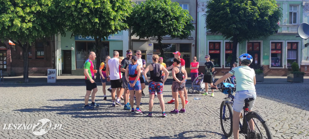 W biegu poznawali historię Leszna