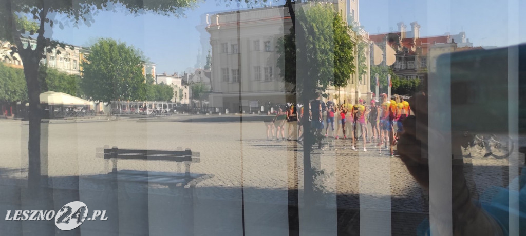 W biegu poznawali historię Leszna