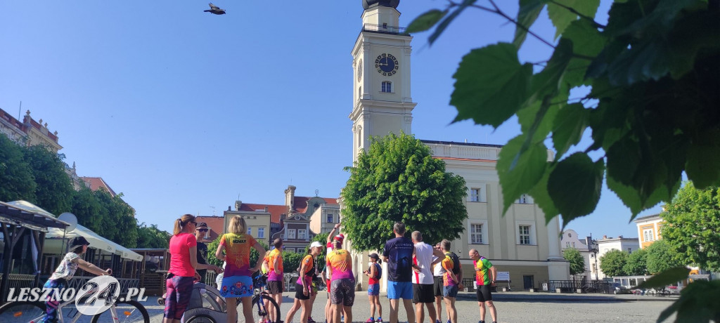 W biegu poznawali historię Leszna