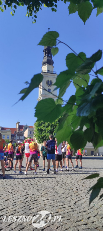 W biegu poznawali historię Leszna