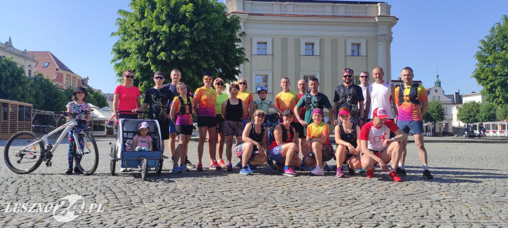 W biegu poznawali historię Leszna