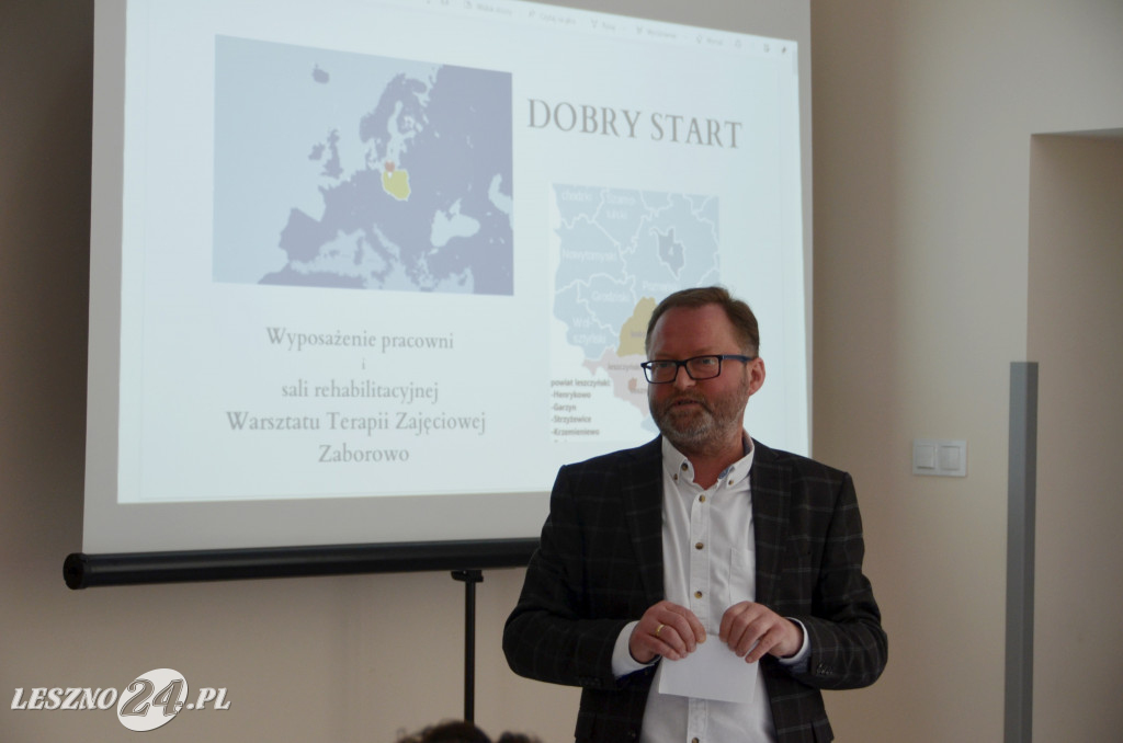 Lion Club Leszno z wizytą w Warsztacie Terapii Zajęciowej Zaborowo