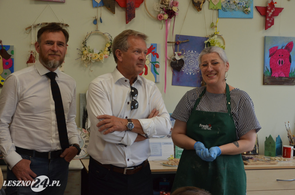 Lion Club Leszno z wizytą w Warsztacie Terapii Zajęciowej Zaborowo