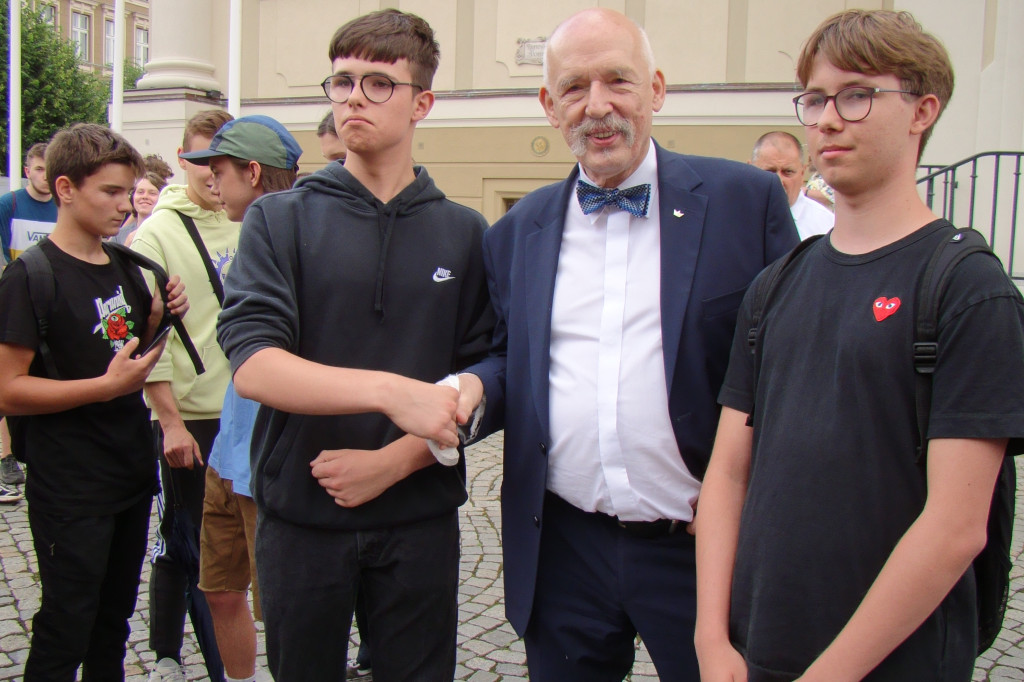 Janusz Korwin-Mikke w Lesznie