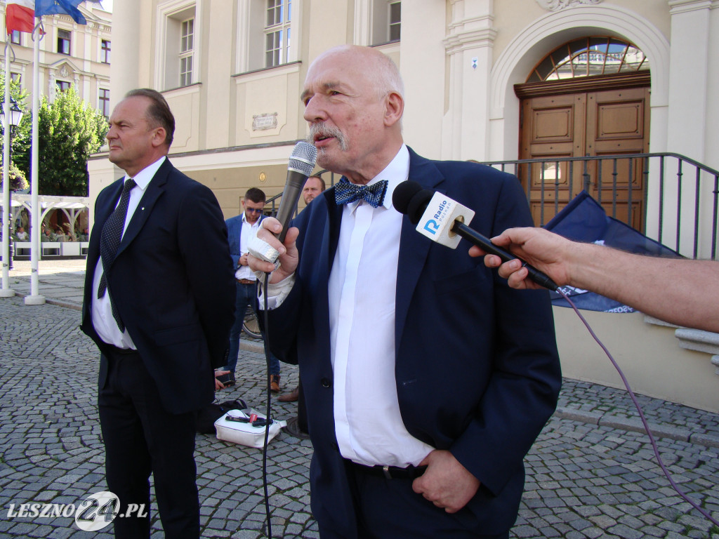 Janusz Korwin-Mikke w Lesznie