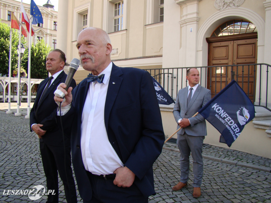 Janusz Korwin-Mikke w Lesznie