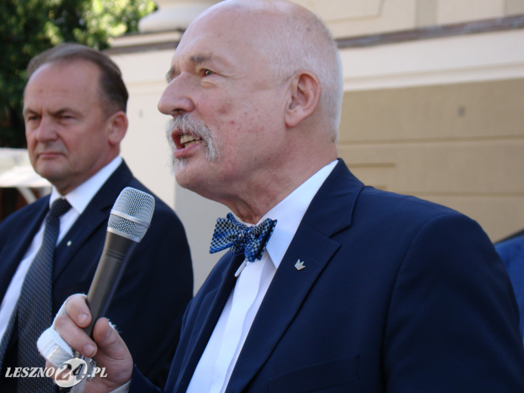 Janusz Korwin-Mikke w Lesznie