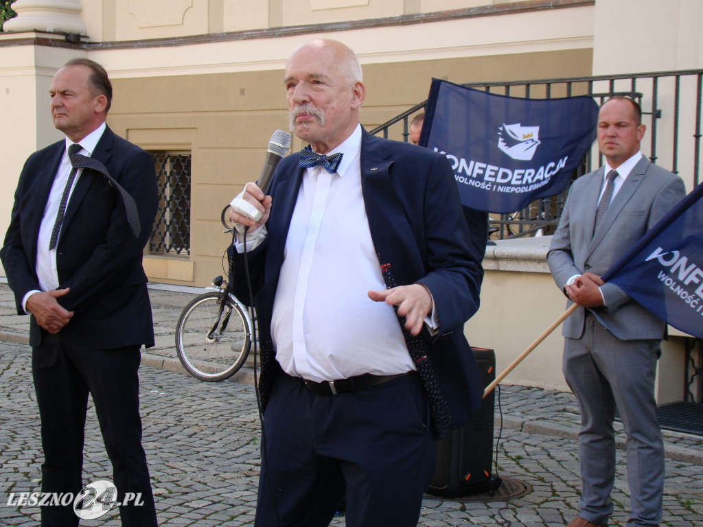 Janusz Korwin-Mikke w Lesznie
