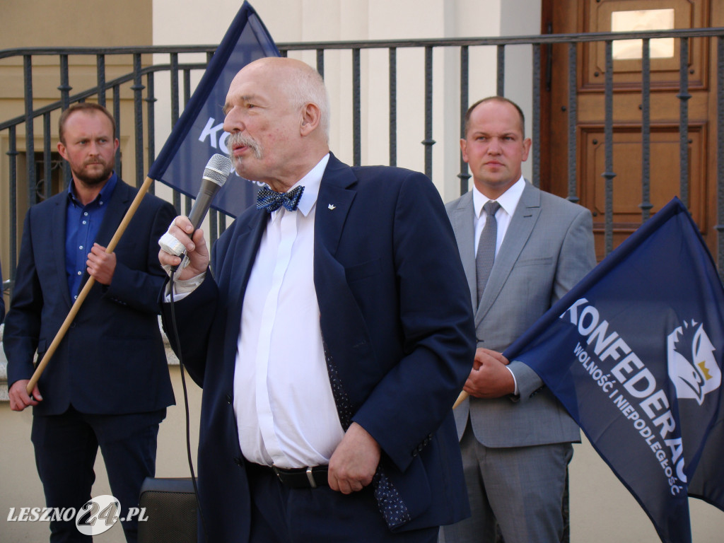 Janusz Korwin-Mikke w Lesznie