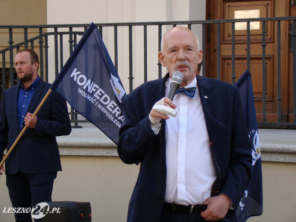 Janusz Korwin-Mikke w Lesznie
