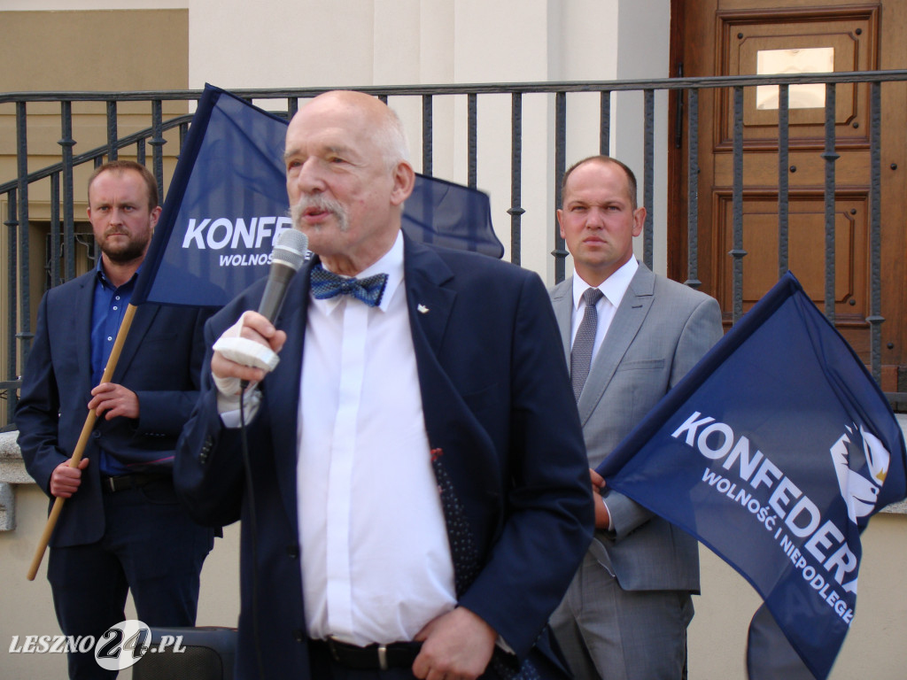 Janusz Korwin-Mikke w Lesznie