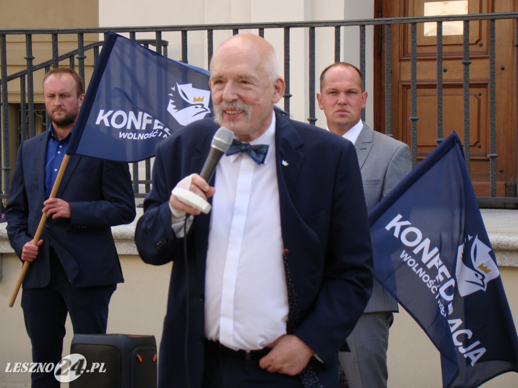 Janusz Korwin-Mikke w Lesznie