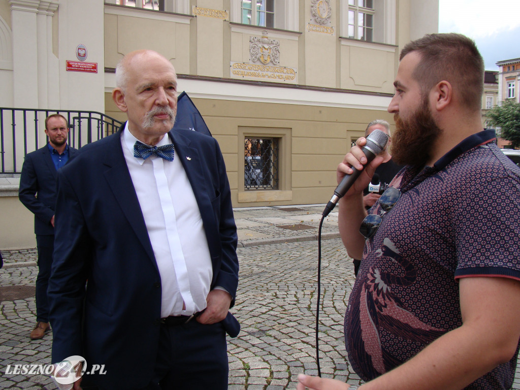 Janusz Korwin-Mikke w Lesznie
