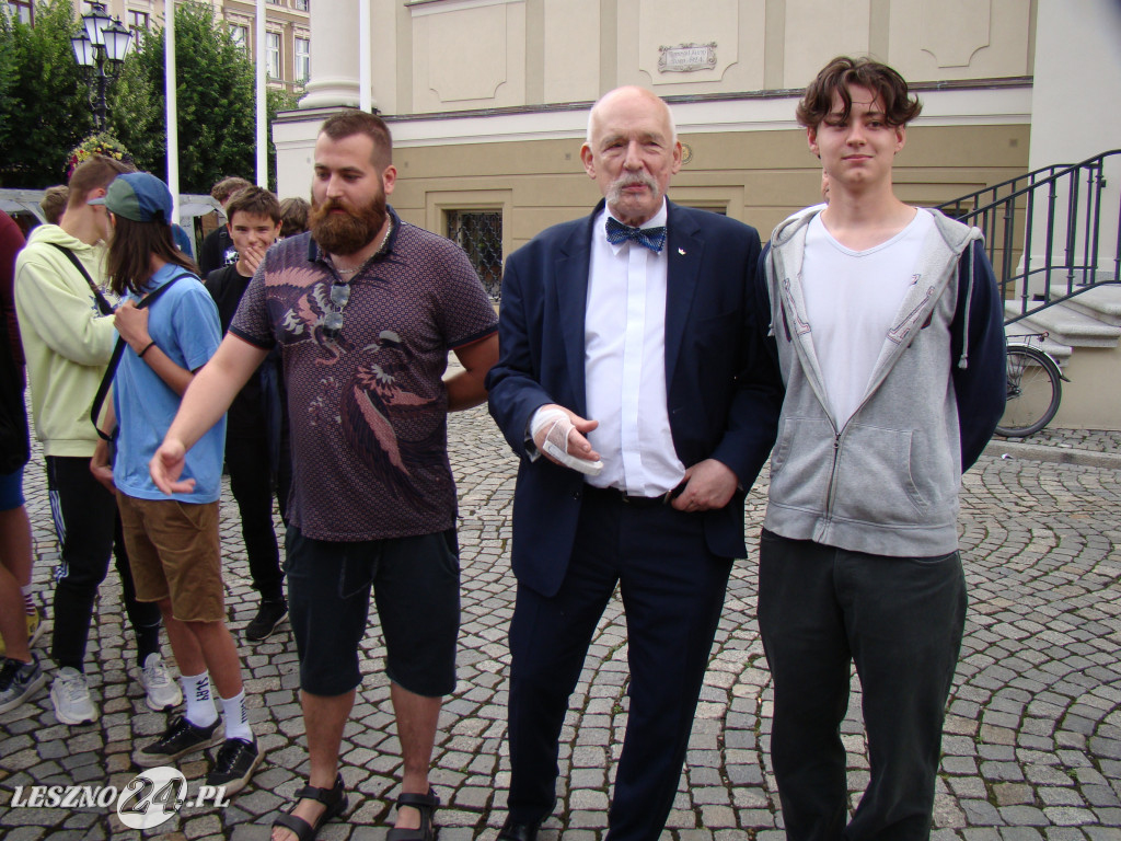 Janusz Korwin-Mikke w Lesznie