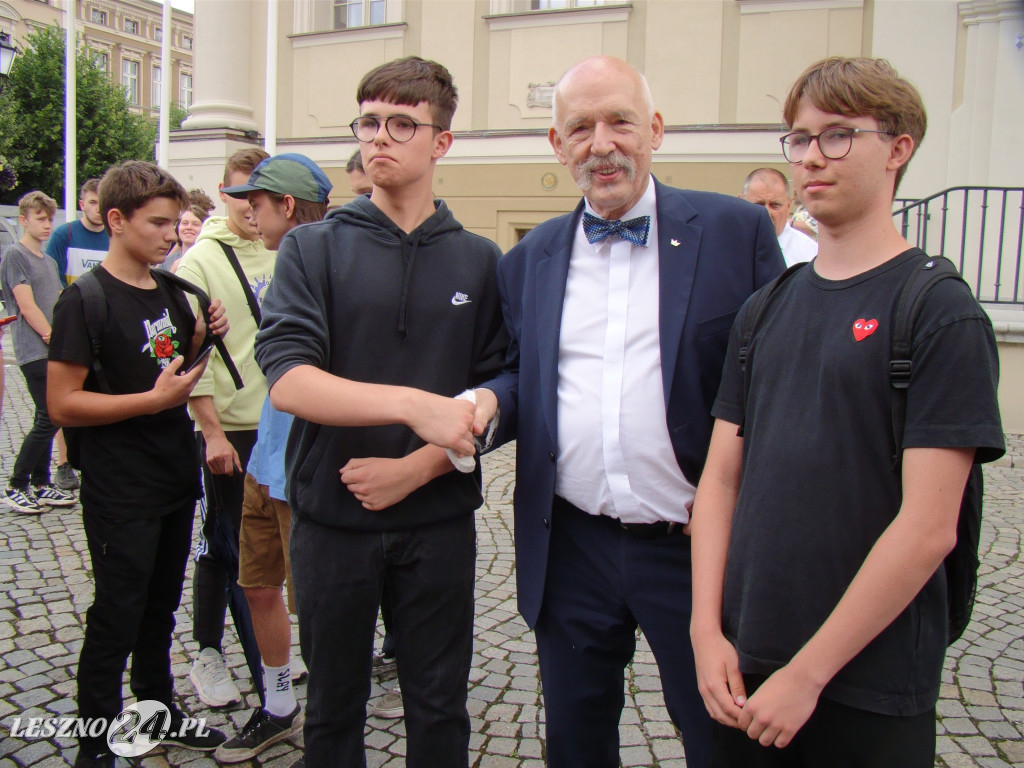 Janusz Korwin-Mikke w Lesznie