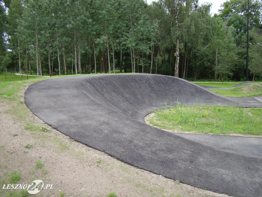 Nowy park przy ul. Unii Europejskiej w Lesznie
