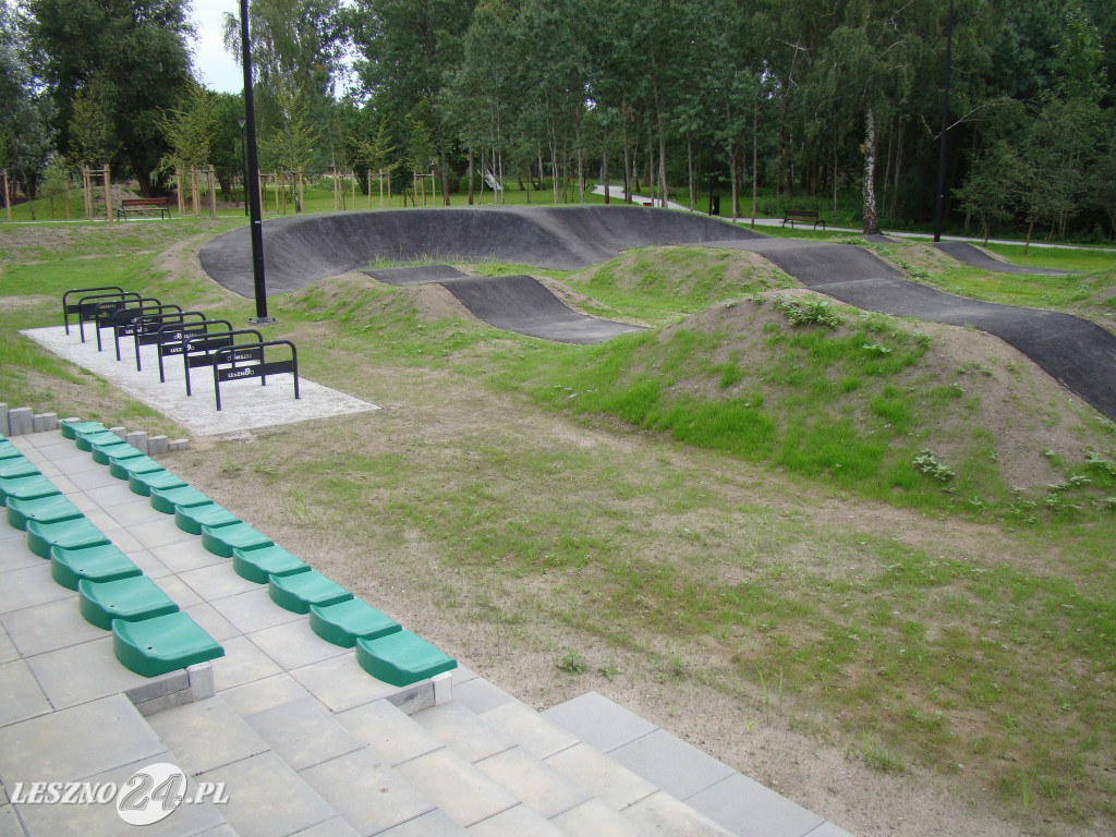 Nowy park przy ul. Unii Europejskiej w Lesznie